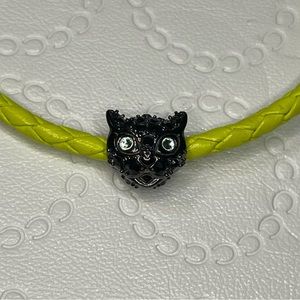 Chamilia Swarovski Black Cat Head Charm